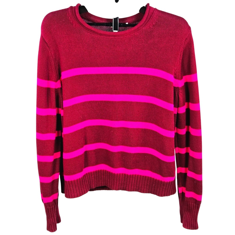 Women's Gap 100% Cotton XL Striped Roll Neck‎ Sweater Quiet Luxury